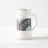 antiek trekker bierpul (Voorkant rechts)