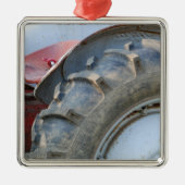 antiek trekker metalen ornament (Voorkant)