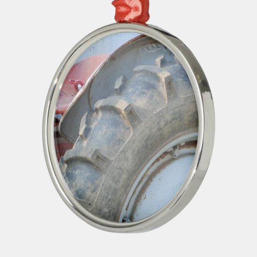 antiek trekker metalen ornament (Links)