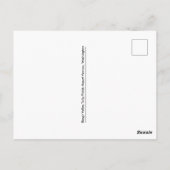 Antiek trekker op de Tulpvelden Briefkaart (Achterkant)