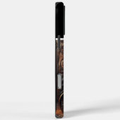 Antiek trekker op leder Case-Mate iPhone case (Achterkant / Rechts)