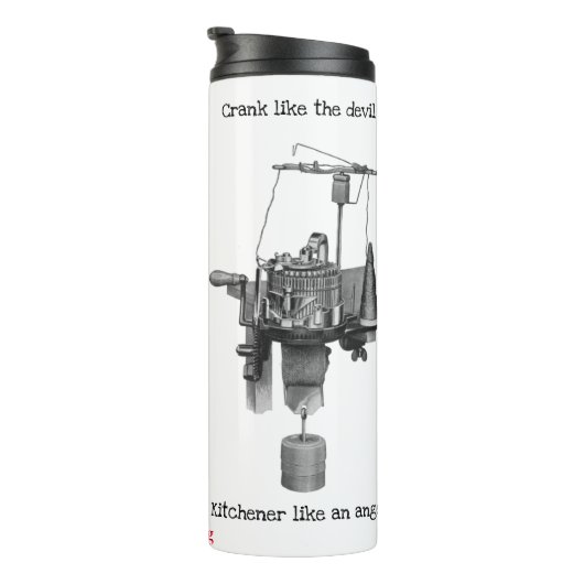 Antiek treksluitmechanisme thermosbeker (Geroteerd rechts)