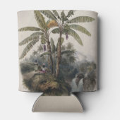 Antiek tropisch bananenbos |  Bota Blikjeskoeler (Achterkant)