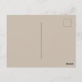 Antiek tropisch bananenbos |  Bota Briefkaart (Achterkant)