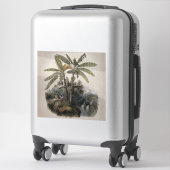 Antiek tropisch bananenbos |  Bota Sticker (Koffer)