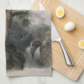 Antiek tropisch bananenbos |  Bota Theedoek (Quarter Fold)