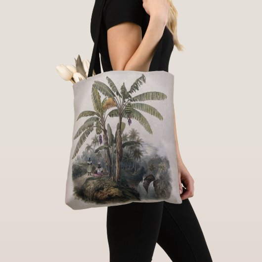 Antiek tropisch bananenbos | Bota Tote Bag (Dichtbij)