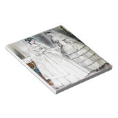 Antiek trouwjurken notitieblok (Schuin)