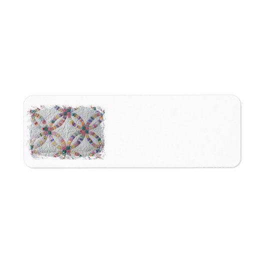 Antiek trouwring Quilt Art Labels (Voorkant)