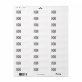 Antiek trouwring Quilt Art Labels (Full Sheet)