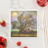 Antiek Truck Birthday Servet (Insitu)