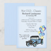 Antiek truck met ballonnen kaart (Voorkant / Achterkant)