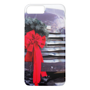 Antiek truck met feestelijke kerstmis Case-Mate iPhone case