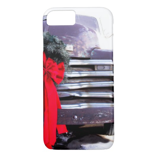 Antiek truck met feestelijke kerstmis Case-Mate iPhone case (Achterkant)