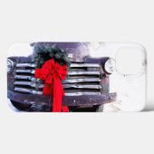 Antiek truck met feestelijke kerstmis Case-Mate iPhone case (Achterkant (horizontaal))