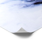 Antiek truck met feestelijke kerstmis poster (Hoek)