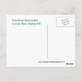 antiek truck & stilstaand briefkaart- aanpassen briefkaart (Achterkant)