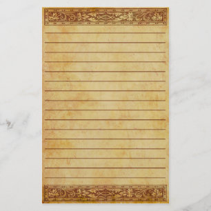 Antiek tuin briefpapier