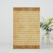 Antiek tuin briefpapier (Staand voorkant)