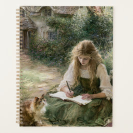 Antiek Tuin Dagboek Notitieboek Cottage Stijl