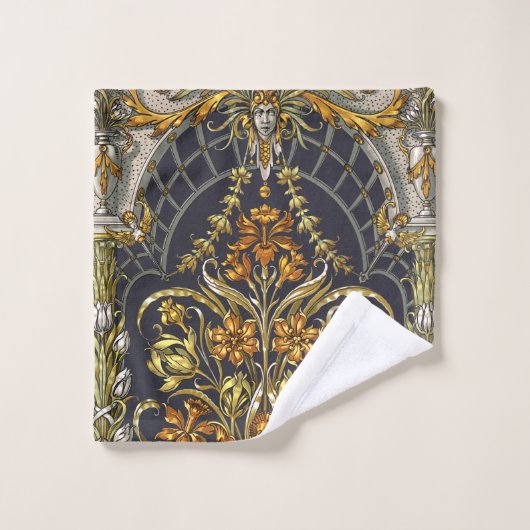 Antiek tuin ingang handdoek (Wasdoekje)