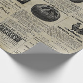 Antiek tuinbouw Ads Ephemera Cadeaupapier (Hoek)