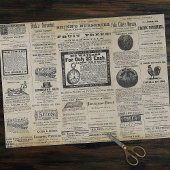 Antiek  tuinbouw Ads Ephemera Tissuepapier