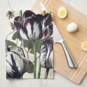 Antiek Tulpen Keuken Theedoek (Quarter Fold)