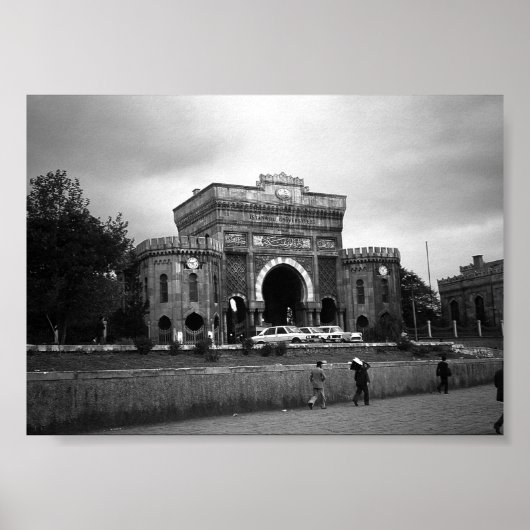 Antiek Turkije Istanbul Universiteit Poster (Voorkant)