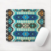 Antiek Turks Kilim Carpet Rug Blue Green Muismat (Met muis)