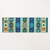 Antiek Turks Kilim Carpet Rug Blue Green Yogamat (Voorkant (horizontaal))