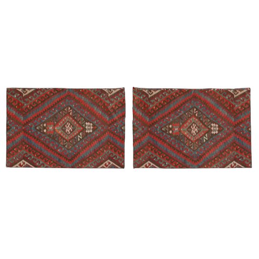 Antiek Turks Kilim Kleed Perzisch Tapijt Kussensloop (Achterkant-Set)