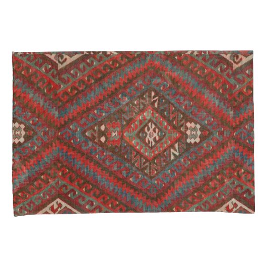 Antiek Turks Kilim Rug Persian tapijt Kussensloop (Voorkant-Rechts)