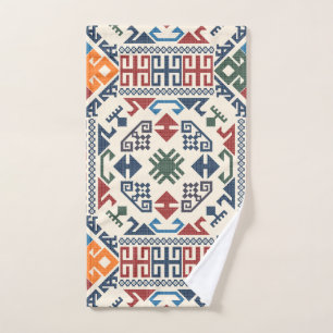 Antiek Turks Oosterse Kleurrijke Kilim Rug Bad Handdoek