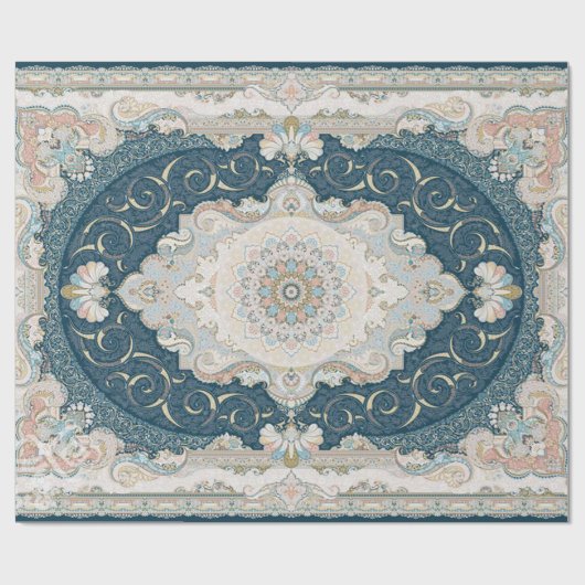 Antiek Turks Perzisch tapijttapijt Cadeaupapier (Vlak)