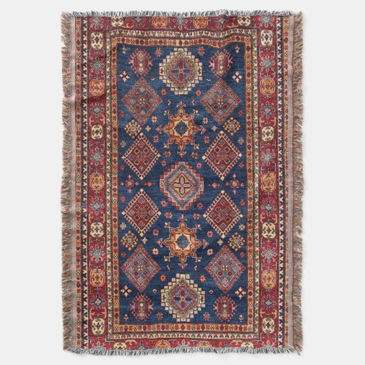 Antiek Turks Perzisch tapijttapijt Deken (Voorkant Verticaal)