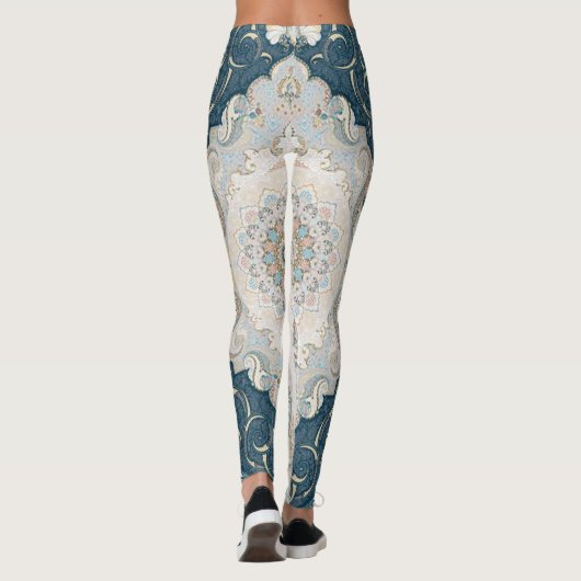 Antiek Turks Perzisch tapijttapijt Leggings (Achterkant)