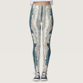 Antiek Turks Perzisch tapijttapijt Leggings (Voorkant)