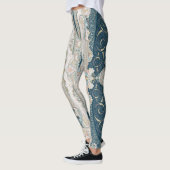 Antiek Turks Perzisch tapijttapijt Leggings (Links)