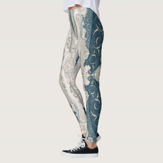 Antiek Turks Perzisch tapijttapijt Leggings (Links)