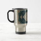 Antiek Turks Perzisch tapijttapijt Reisbeker (Links)