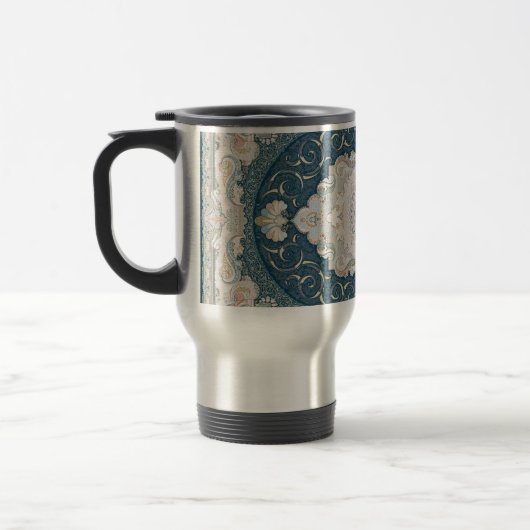 Antiek Turks Perzisch tapijttapijt Reisbeker (Links)