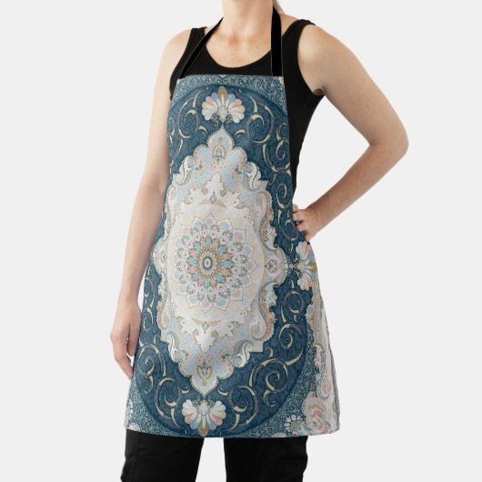 Antiek Turks Perzisch tapijttapijt Schort (Insitu)