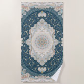 Antiek Turks Perzisch tapijttapijt Strandlaken (Voorkant)