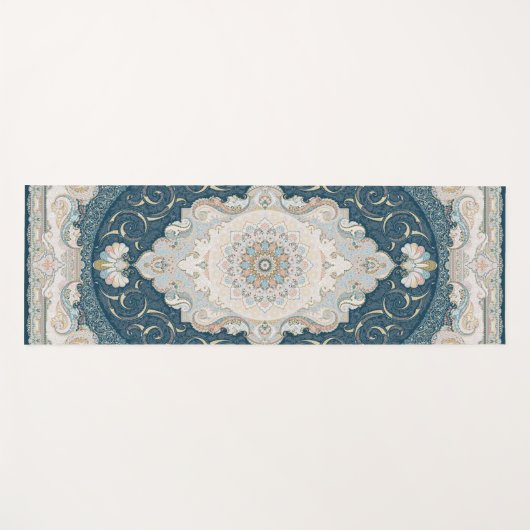 Antiek Turks Perzisch tapijttapijt Yogamat (Voorkant (horizontaal))