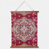  Antiek Turks wijnrood Kilim vloerwand Hangend Wandkleed (Voorkant)