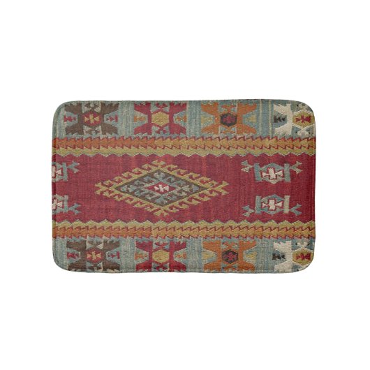 Antiek Turkse Kilim Carpet Rug Badmat (Voorkant)