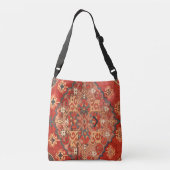 Antiek Turkse ringKilim Crossbody Tas (Achterkant)