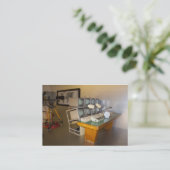 Antiek TV Studio Visitekaartje (Staand voorkant)