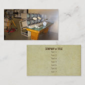 Antiek TV Studio Visitekaartje (Voorkant / Achterkant)